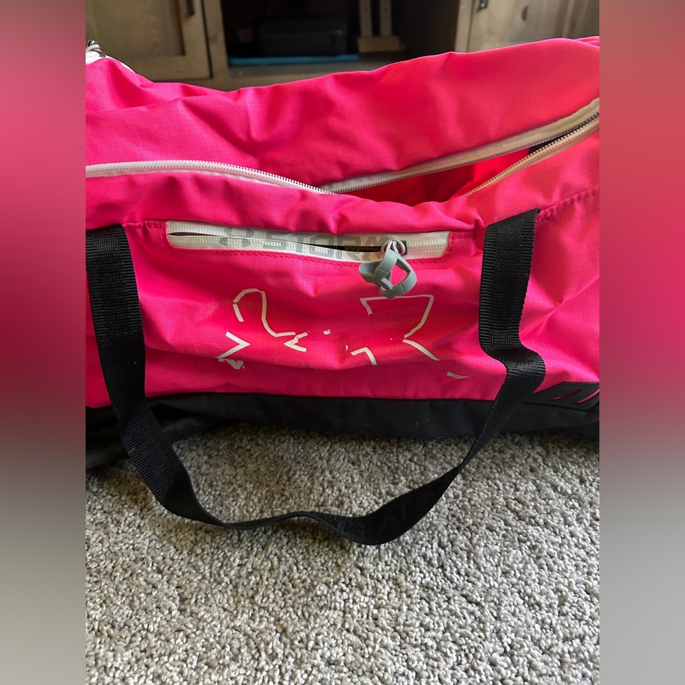 Hot pink under armor bag